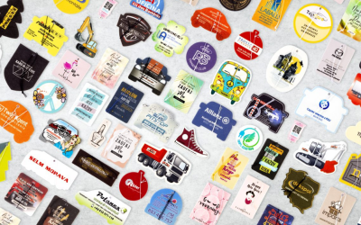 Car air fresheners with company logo